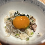 銀座 しのはら - 卵黄の醤油漬け