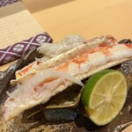 銀座 しのはら - 剥きサービス