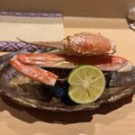 銀座 しのはら - 焼き蟹 越前蟹