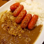 バラ - 赤ウインナーカレー