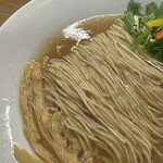 めん処 きよ洲 - ふすま入りの細麺がキレイに畳まれてます！