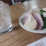 葡萄舎 - 熟成オールディーズ40°＠500円、お通し