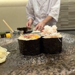 札幌 鮨Sublime - トロタク巻き