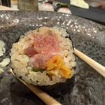 札幌 鮨Sublime - トロタク巻き