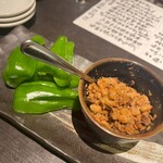 334214087 - パリパリピーマン肉味噌納豆