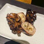 334214091 - 舞茸肉巻き黒七味焼き