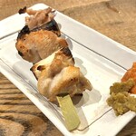 立ち呑み モルガン - ネギマ（こちらもデカい）