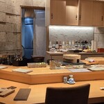 すしやのたい悟 - カウンター風景