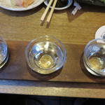 築地 本丸 - 利き酒セット