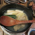 築地 本丸 - 牡蠣の小鍋立て