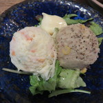 築地 本丸 - やっぱり頼んでしまったポテサラ