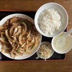 同福堂 - 玉ねぎ炒め定食