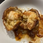 洋食の朝日 - クリームコロッケ　断面