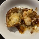 洋食の朝日 - クリームコロッケ　断面