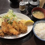 洋食の朝日 - カキフライ定食