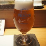 鮨 たくま - 生ビール