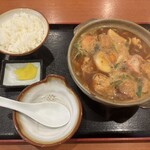 角丸 - ごはん(小) 200円を付けて十分満足です