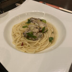 きあっそ - 牡蠣と九条葱のアーリオオーリオ　柚子風味