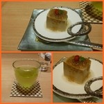 日本料理 十三蔵 - デザート：牛蒡のプリン・・牛蒡の風味が美味しい！