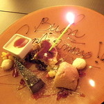 リッチ - 家内の誕生日を記念したプレートです