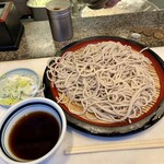 かめや 新宿店 - 基本の盛り蕎麦を注文