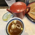 かめや 新宿店 - 蕎麦湯まで出てくる