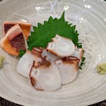 越中屋  - 生っぽいタコあて