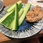 鬼貝 - きまぐれメニューの味噌きゅうり