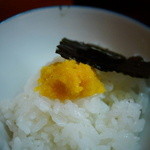 松川 - 【冬】からすみご飯、焼き海苔を添えて(2014.12.13)