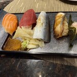 Harbor Kitchen - 寿司もネタもよかったです。シャリはアカシャリと手が込んでました。