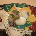 山玄茶 - タコ、サワラ焼き霜、タイ、イカ、車海老