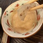 山玄茶 - マスカルポーネのタレと車海老