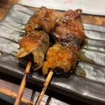 炭火焼鳥・野菜豚バラ巻 勇屋熟成鶏十八番 - 