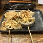 炭火焼鳥・野菜豚バラ巻 勇屋熟成鶏十八番 - 