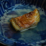 松川 - 【冬】グジ（若狭湾でとれた甘鯛）の焼き物、グジを使ったお出汁とともに(2014.12.13)