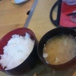 ひろみ - 大盛りご飯・味噌汁