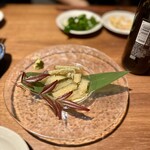 十番右京 - 子持ち昆布のお刺身