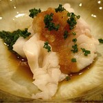 鮨 そえ島 - クエしゃぶしゃぶ