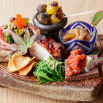 日本酒と肴 くら美 - 料理写真:酒の肴盛り合わせ