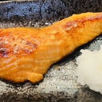 掬び家 - Aセット（サケの味噌漬け焼き）