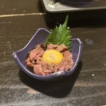 山の幸うり坊屋 - 鹿肉ユッケ