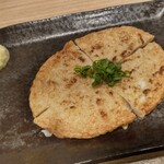 高知 アテと酒 ほたえる - ニンニク天はこのタイプ(^q^)