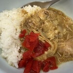 中華そば うゑ田 - 限定　カレー丼 400円。