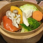 韓の台所 別邸 - 季節の蒸し野菜♪