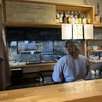 蕎麦切り　稲おか - 張り出ししている右端を頼みました