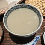 蕎麦切り　稲おか - そして蕎麦湯。トロトロでしょう蕎麦湯美味しくて蕎麦不味い店あるけど、稲おかさんは両方共に美味しいんです