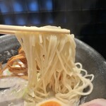 鶏 soba 座銀 本店 - 特製鶏soba 麺リフト♪