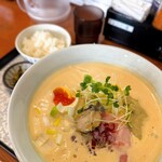帆立と鯛と麺 - 料理写真: