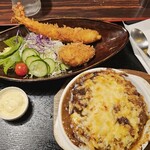 醍醐 - 焼きカレーエビフライ＆コロッケ
