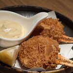 魚ふじ - カニ爪クリームコロッケのタルタル